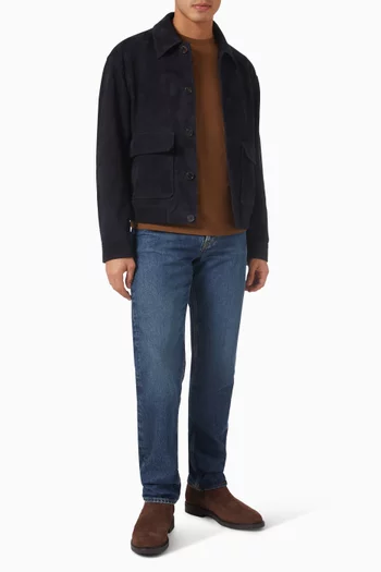 The Straight Jeans in Denim