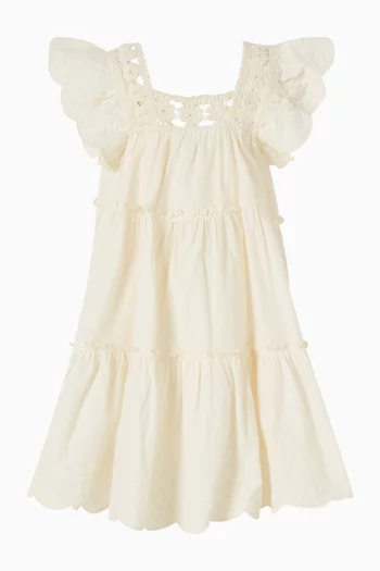 Flared Dress in Cotton