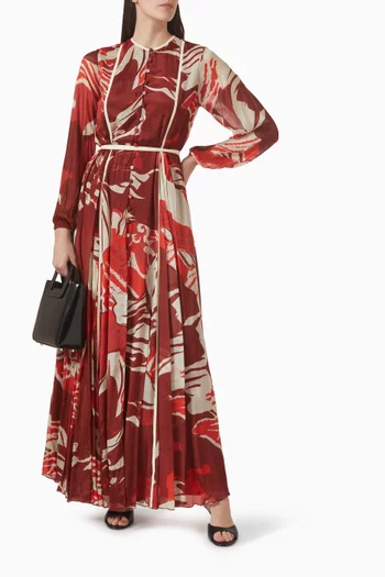 Floral-print Maxi Dress