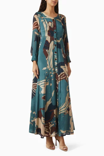 Printed Dress in Chiffon