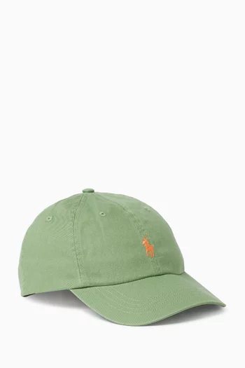 Ball Cap in Stretch-cotton Twill