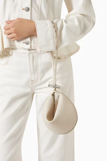 حقيبة كلاتش لو روزو صغيرة جلد