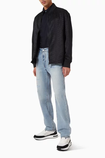 All-over Logo Zip Jacket