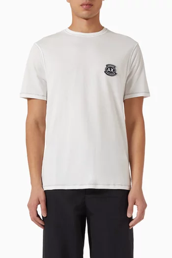 تي شيرت بشعار AX قطن