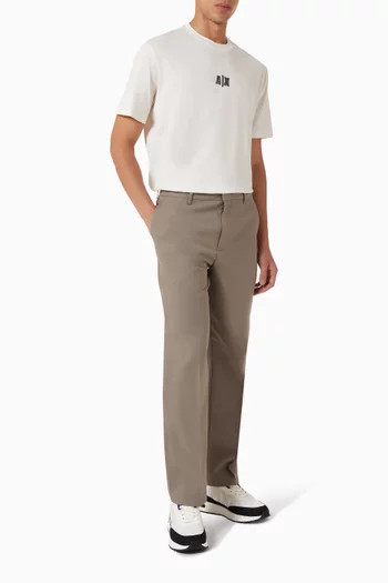 تي شيرت بشعار AX قطن