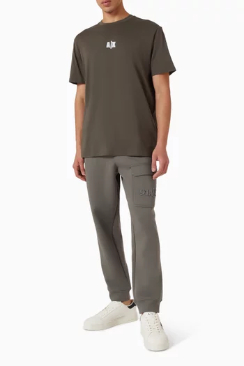 تي شيرت بشعار AX قطن