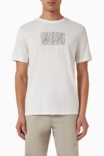 تي شيرت بشعار AX قطن