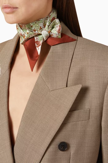 Collier de Fleurs Bandeau in Silk-twill