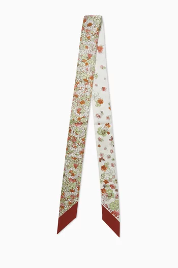 Collier de Fleurs Bandeau in Silk-twill