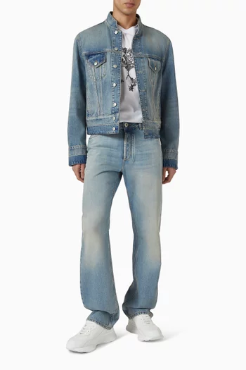 Lace Skull T-shirt in Cotton