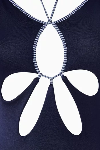 لباس سباحة دانا قطعة واحدة بفتحة