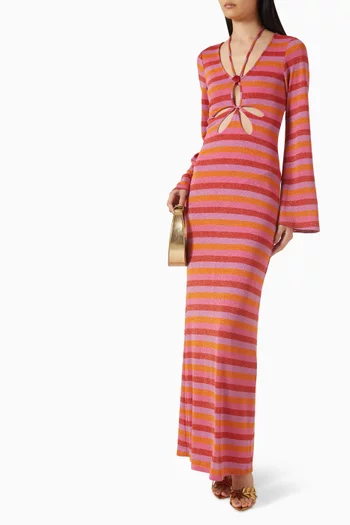 فستان دالي بفتحة