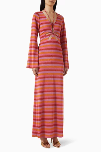 فستان دالي بفتحة