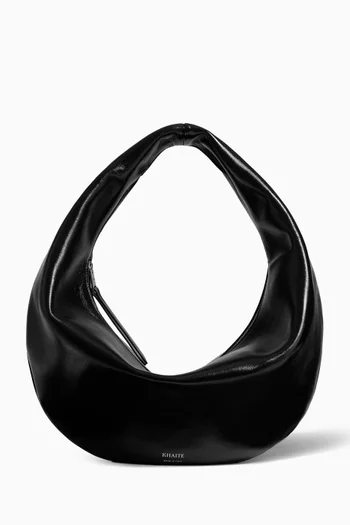Medium Olivia Hobo Bag in Leather