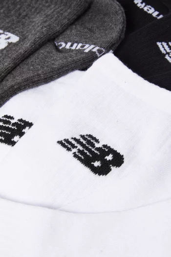 طقم جوارب متوسطة الطول، 3 أزواج