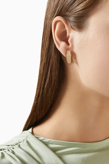 Belle Diamond Earrings in 18kt Yellow Gold