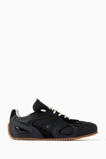 Slow Runner Sneakers in Leather & Suede