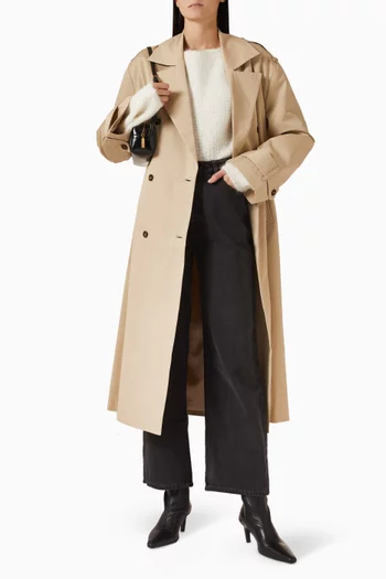 سترة أليسا بفتحة رقبة على شكل قارب مزيج ألبكة