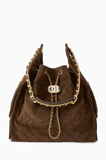 Unused Medium 25 Hobo Bag in Suede