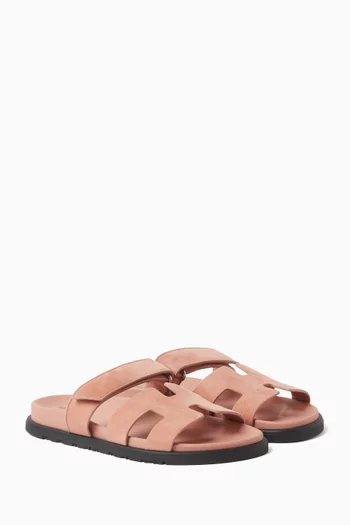 Unused Chypre Sandals in Suede Leather, EU 37.5