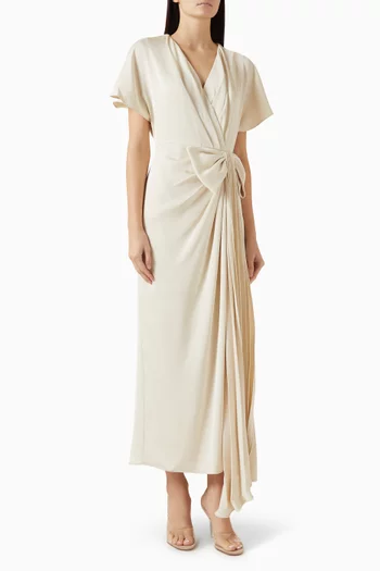 Draped Maxi Dress