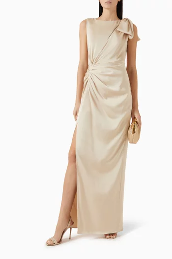 Draped Maxi Dress