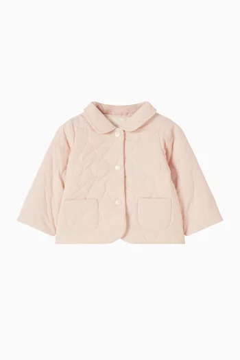 Quilted Buttoned Jacket