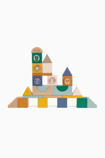 مكعبات بتصميم مدينة خشب