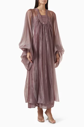 طقم من قطعتين أورجانزا وكريب