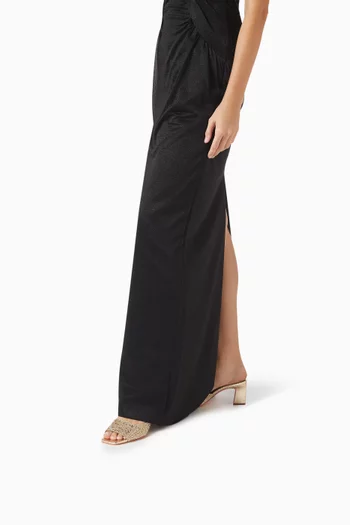 Hilda 65 Mules in Python-printed Leather