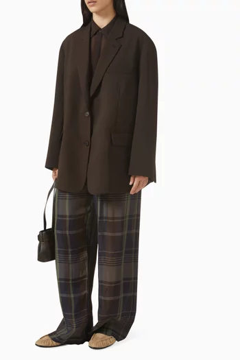 Bea Oversized Blazer in Suiting Fabric