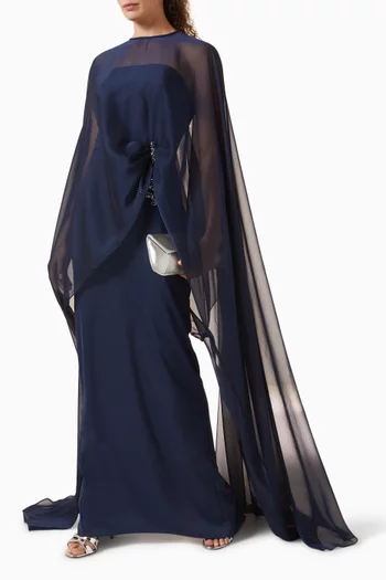 Aura Cape Dress