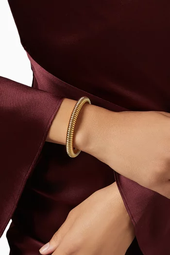 Dunya Maasai Cuff in 24kt Gold-plated Brass