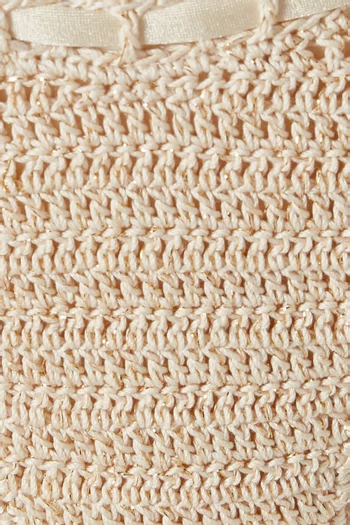 قطعة بيكيني سفلية ترينيداد بحلي على شكل نجوم كروشيه