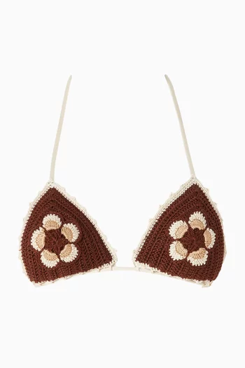 Trinidad Flowers Bikini Top