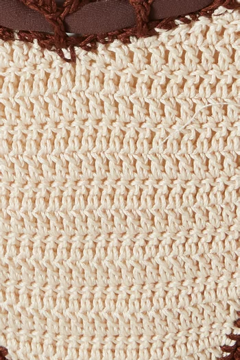 قطعة بيكيني سفلية ترينيداد مطرزة بزهور