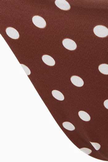 قطعة بيكيني سفلية إيف بنقشة منقطة