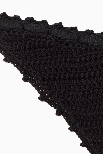 قطعة بيكيني سفلية روز كروشيه