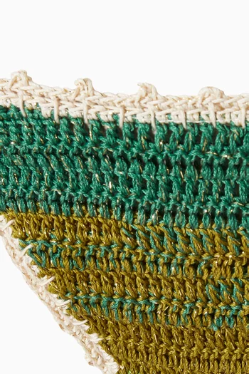 قطعة بيكيني سفلية لوسي بأربطة كروشيه