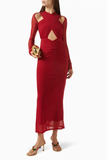 Rosalie Maxi Dress in Tulle