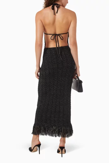 فستان لوميلا قصير نسيج