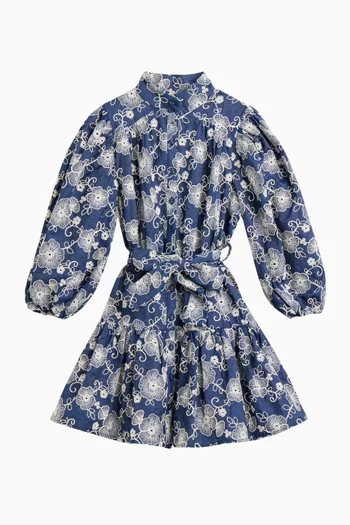 فستان بنمط قميص قصير ميسي 