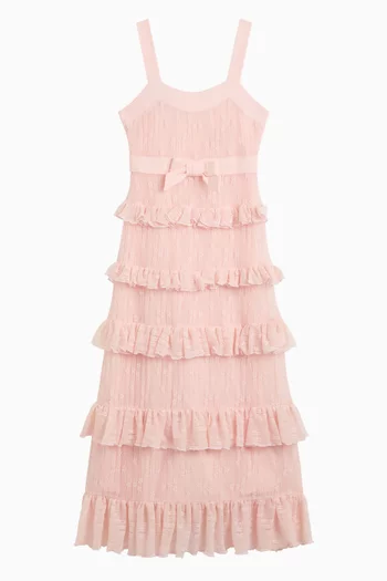 فستان طويل أليسيا بطبقات 