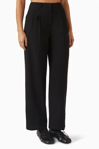 بنطال بطيّات مزدوجة