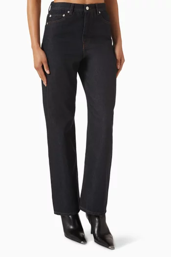 Essential Straight-leg Jeans in Denim