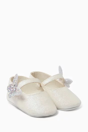 Embellished Butterfly Ballerinas