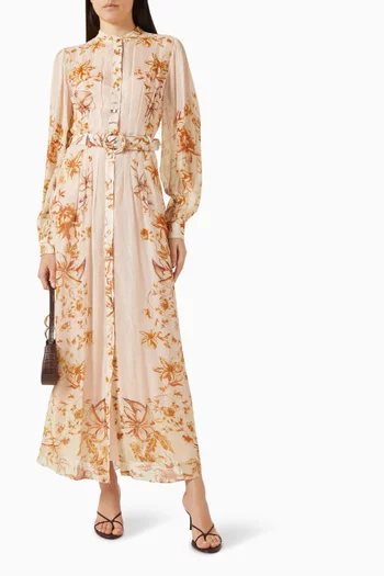 Elza Belted Shirt Dress