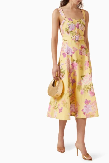 Ruba Printed Midi Dress