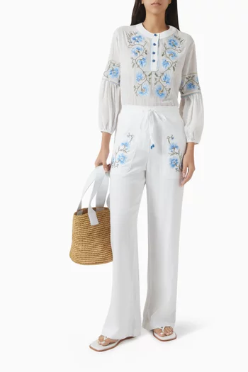 Lola Blouse in Linen