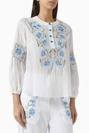 Lola Blouse in Linen